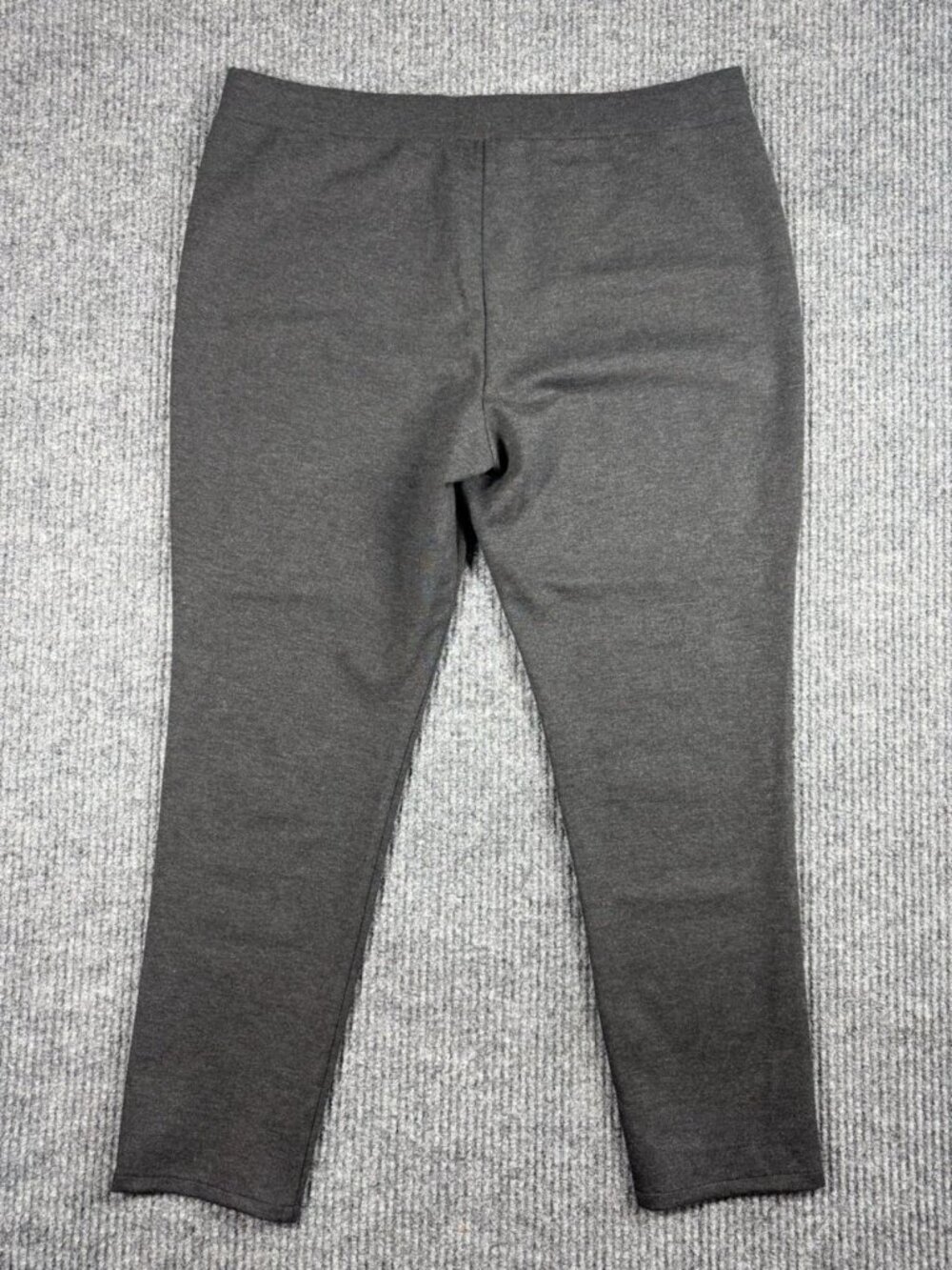 Theory Shawn C2 Luxe Ponte Leggings Pants Womens XL Gray Pull On Crop Ankle EUC - Picture 3 of 10